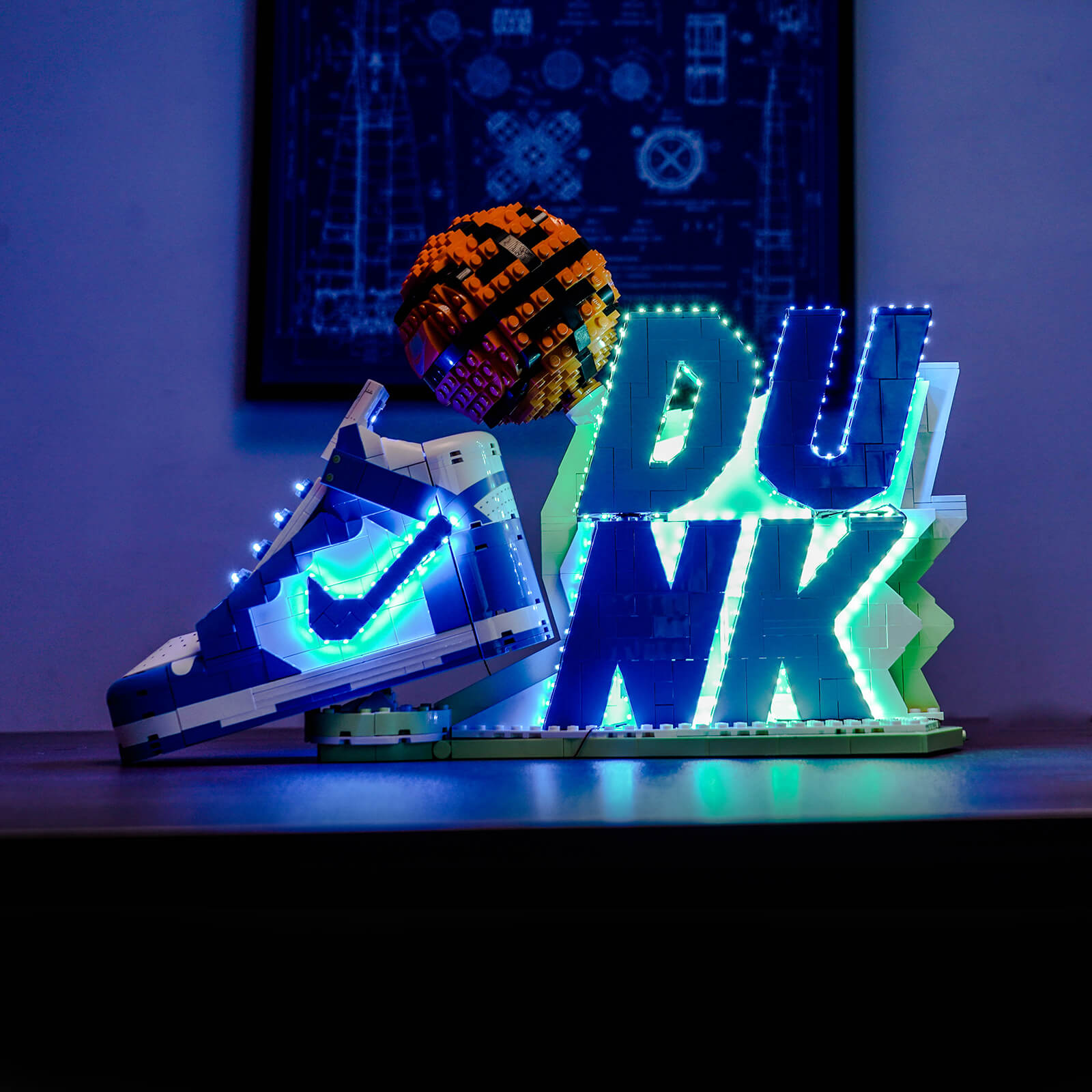 Light Kit for LEGO Nike Dunk x LEGO Set 43008