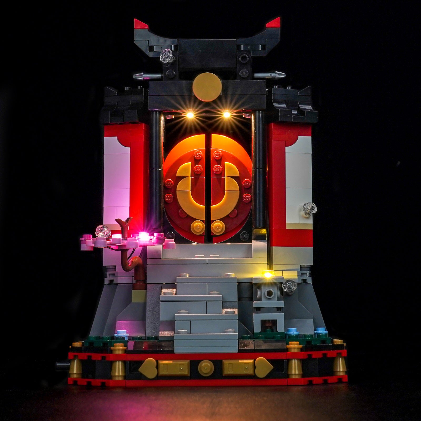 BrickBling Light Kit for LEGO NINJAGO Ninja Character Display 15th Anniversary 71866