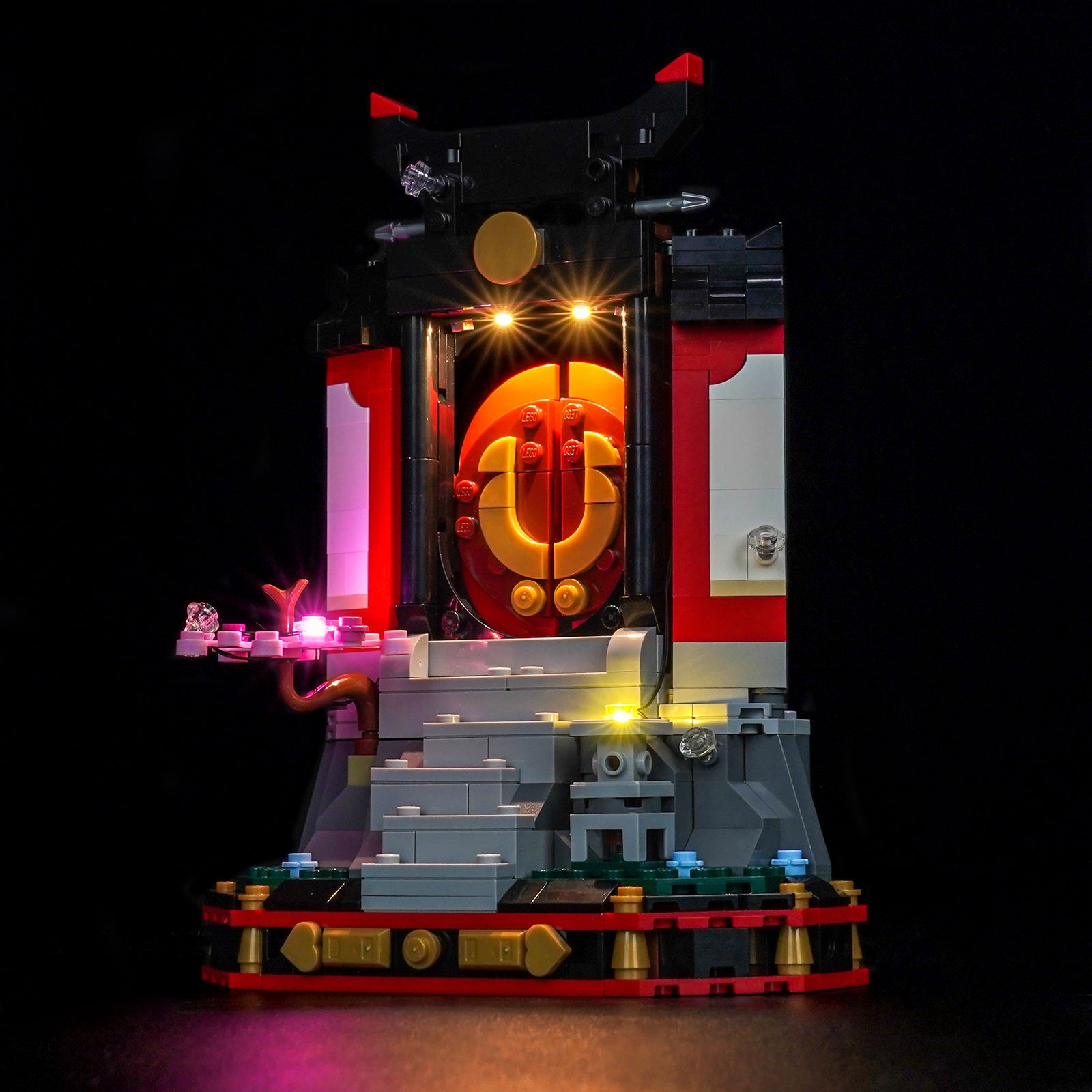 BrickBling Light Kit for LEGO NINJAGO Ninja Character Display 15th Anniversary 71866