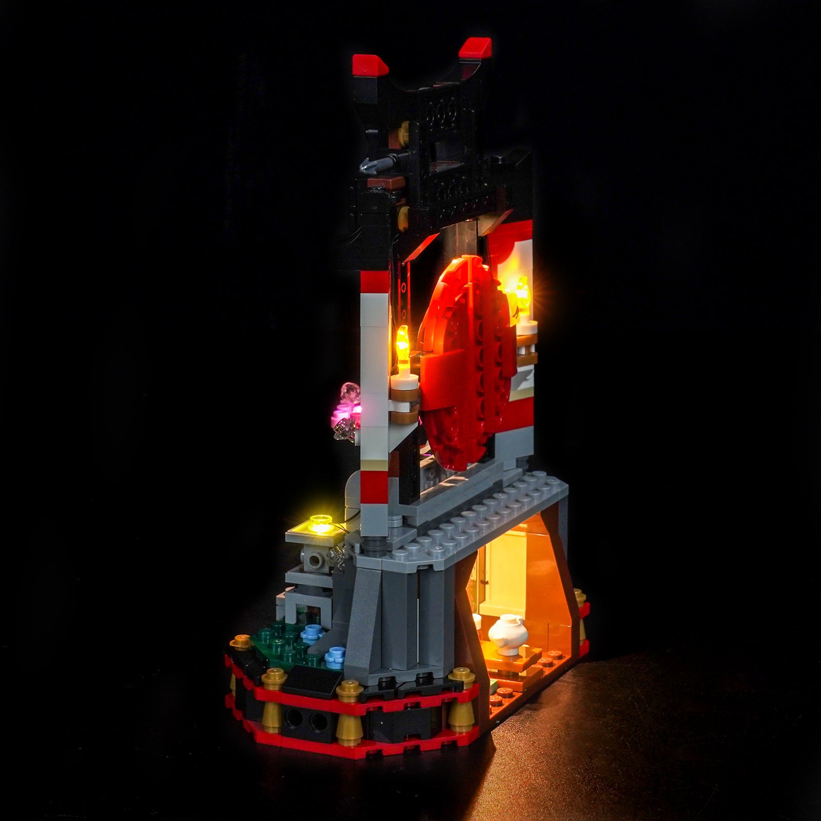 BrickBling Light Kit for LEGO NINJAGO Ninja Character Display 15th Anniversary 71866