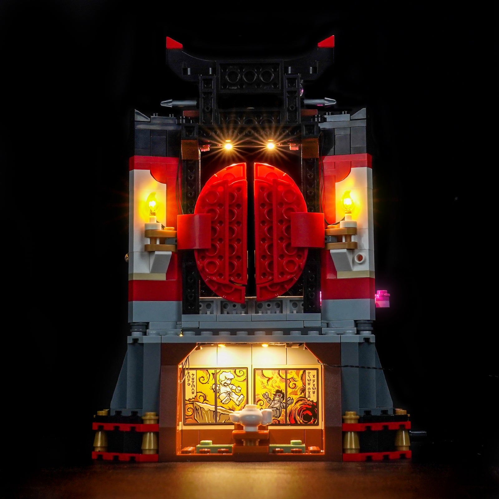 BrickBling Light Kit for LEGO NINJAGO Ninja Character Display 15th Anniversary 71866