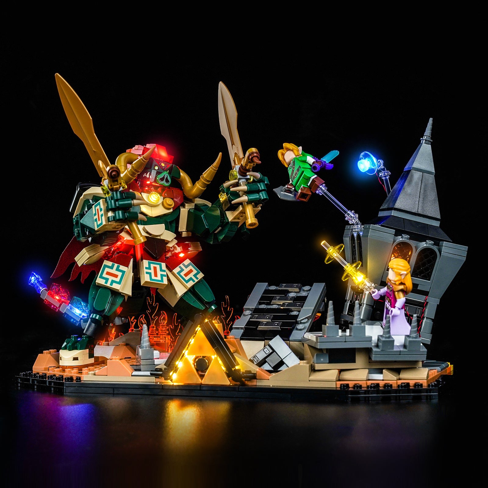 BrickBling Light Kit for LEGO The Legend of Zelda Ocarina of Time™ – The Final Battle 77093