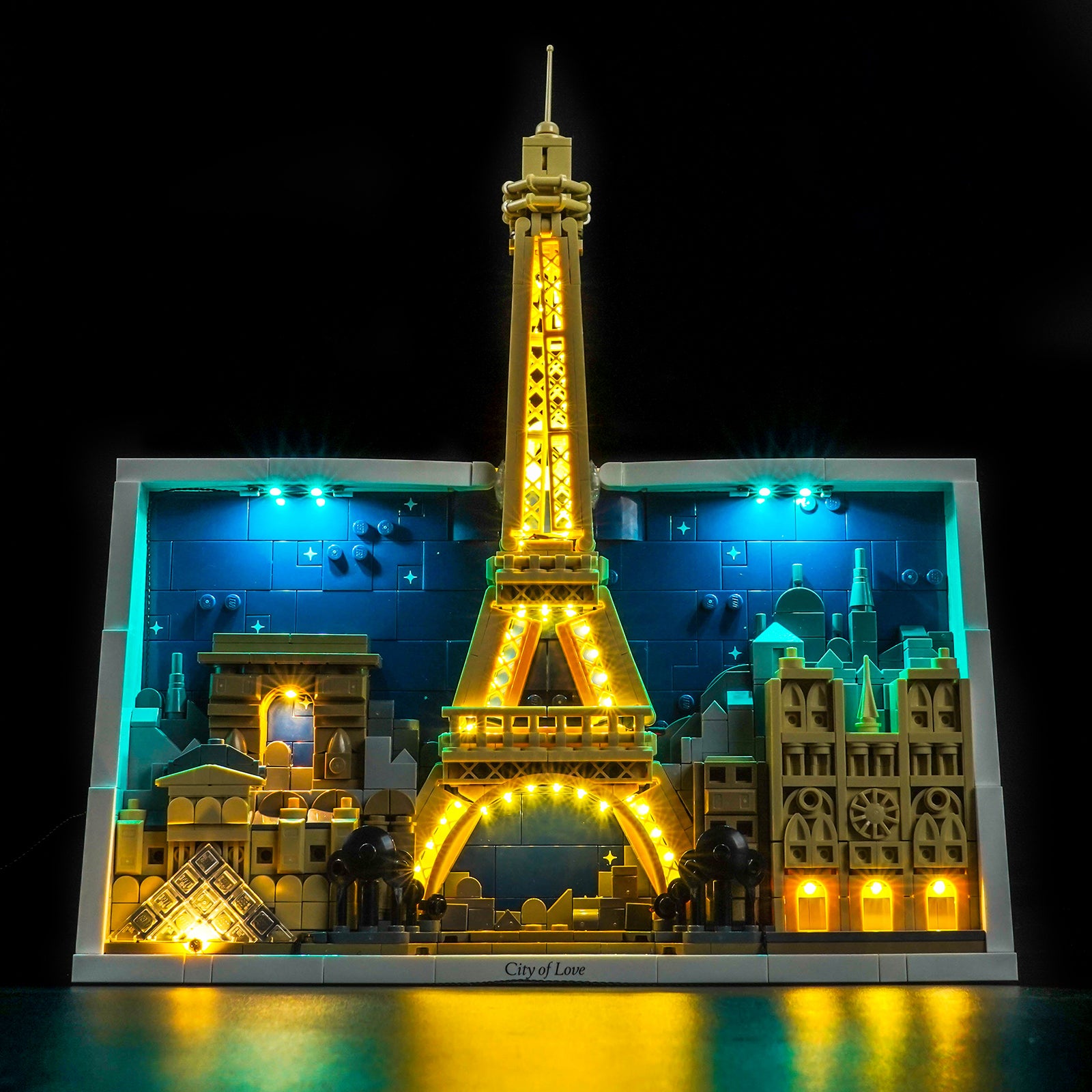 BrickBling Light Kit for LEGO Architecture Paris – City of Love 21064