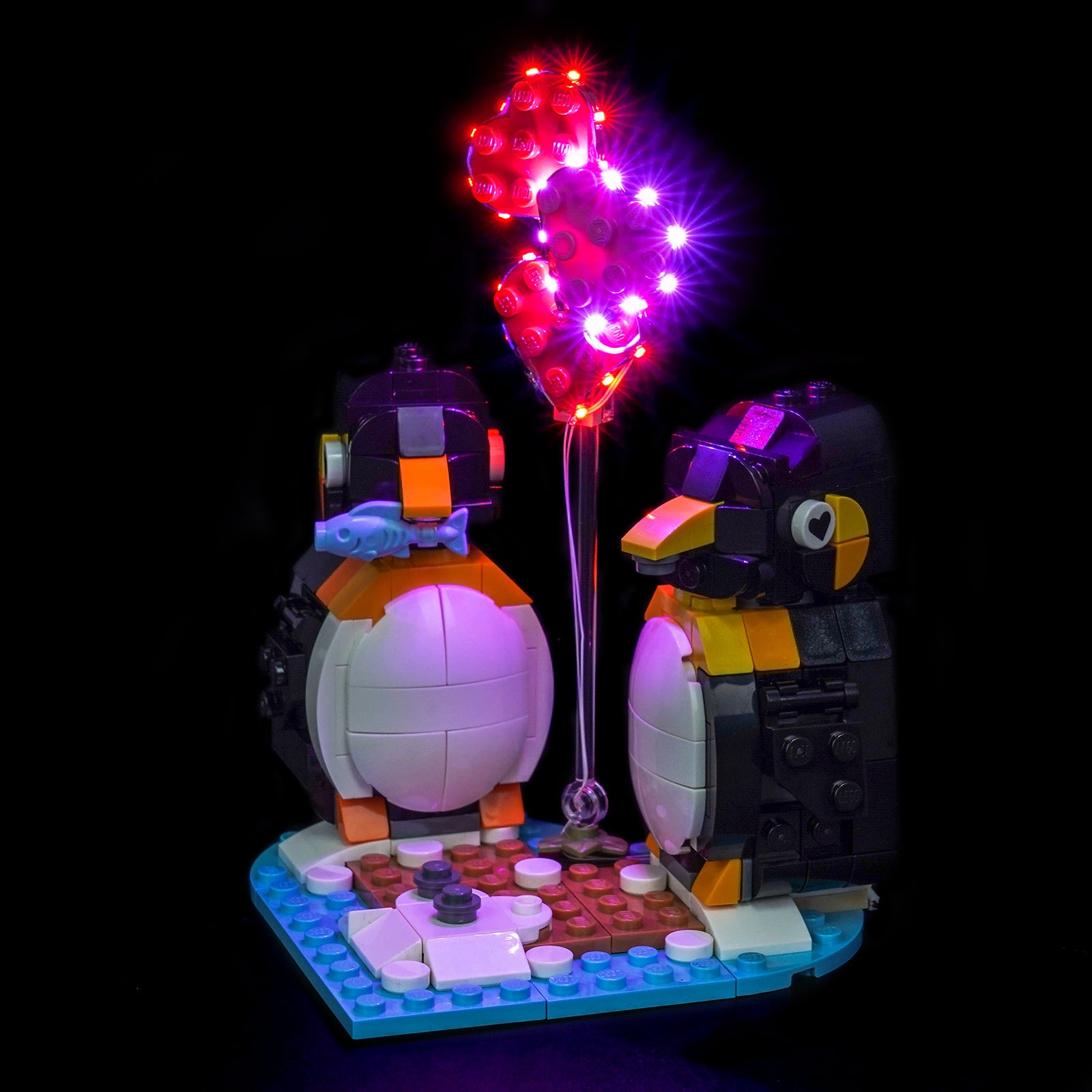BrickBling Light Kit for LEGO Penguins in Love 40886