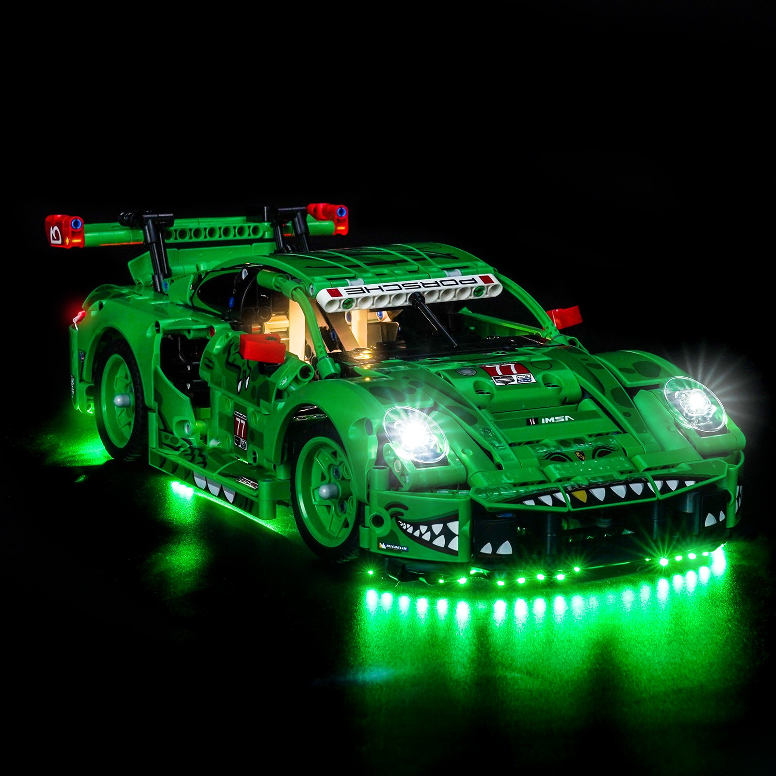 BrickBling Light Kit for LEGO Technic Porsche 911 GT3 R REXY AO Racing Car 42224