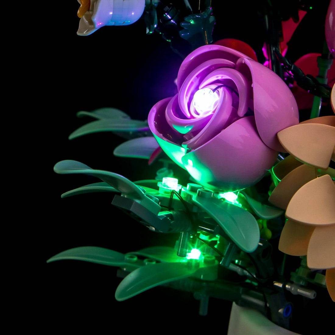 BrickBling Light Kit for LEGO The Botanical Collection Pretty Pink Flower Bouquet 10342