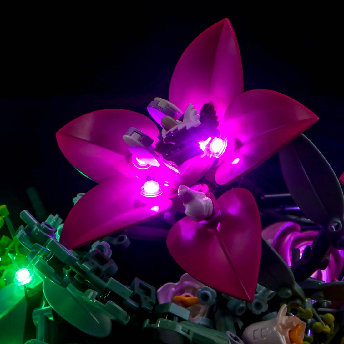 BrickBling Light Kit for LEGO The Botanical Collection Pretty Pink Flower Bouquet 10342