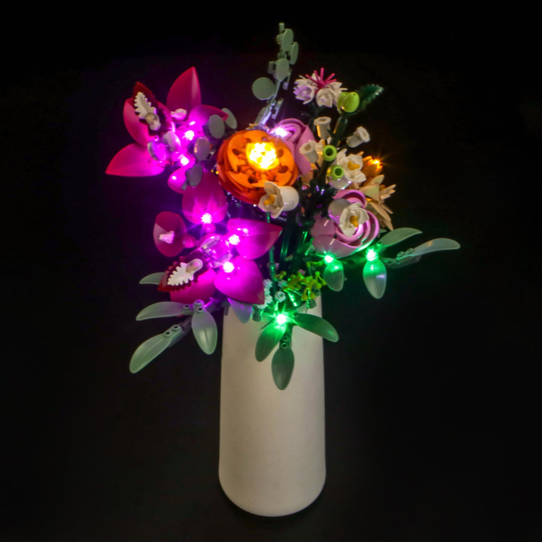 BrickBling Light Kit for LEGO The Botanical Collection Pretty Pink Flower Bouquet 10342