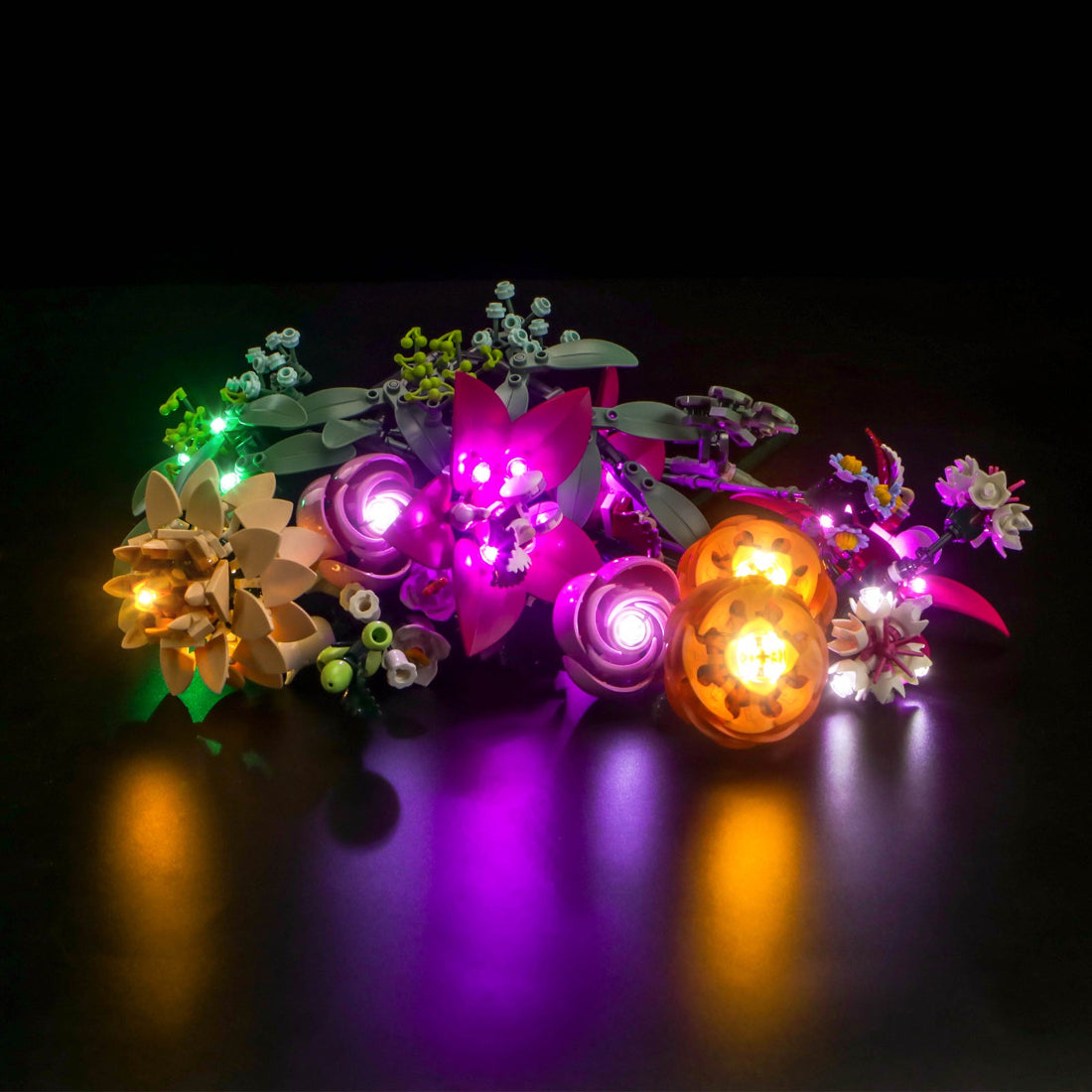 BrickBling Light Kit for LEGO The Botanical Collection Pretty Pink Flower Bouquet 10342