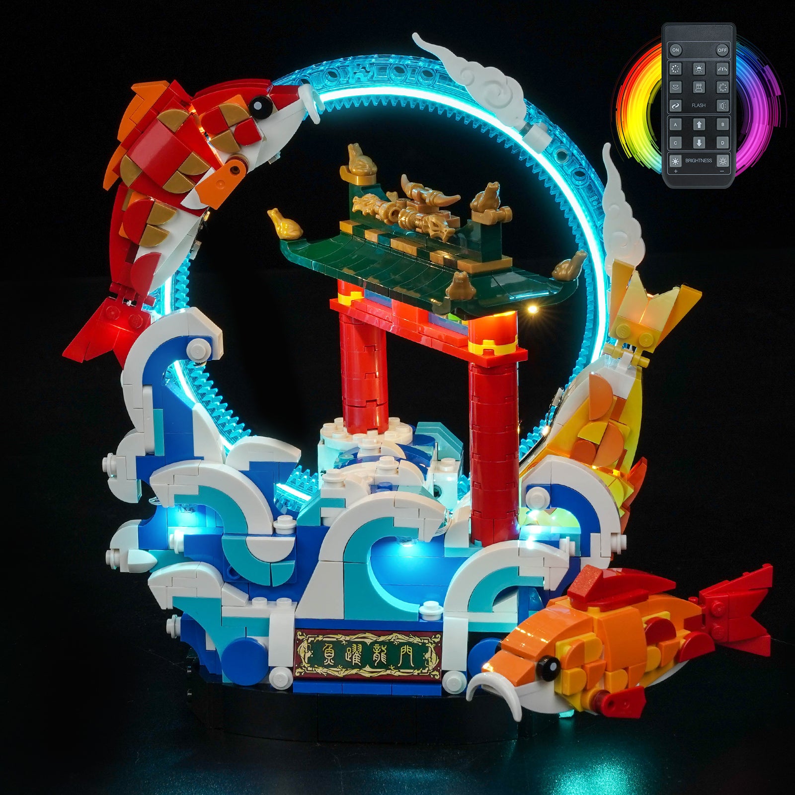 BrickBling Light Kit for LEGO Prosperity Carp Leaping 80120