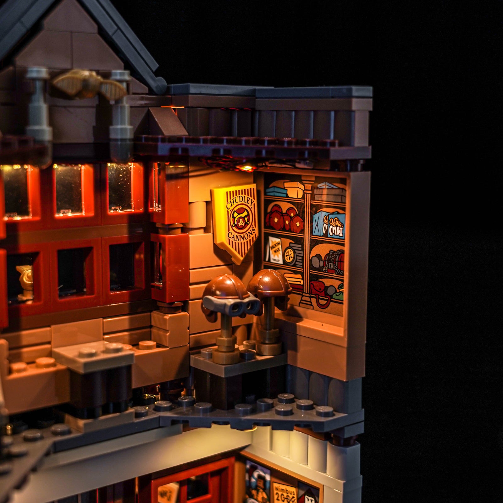 BrickBling Light Kit for LEGO Harry Potter Quality Quidditch™ Supplies & Ice Cream Parlour 76452