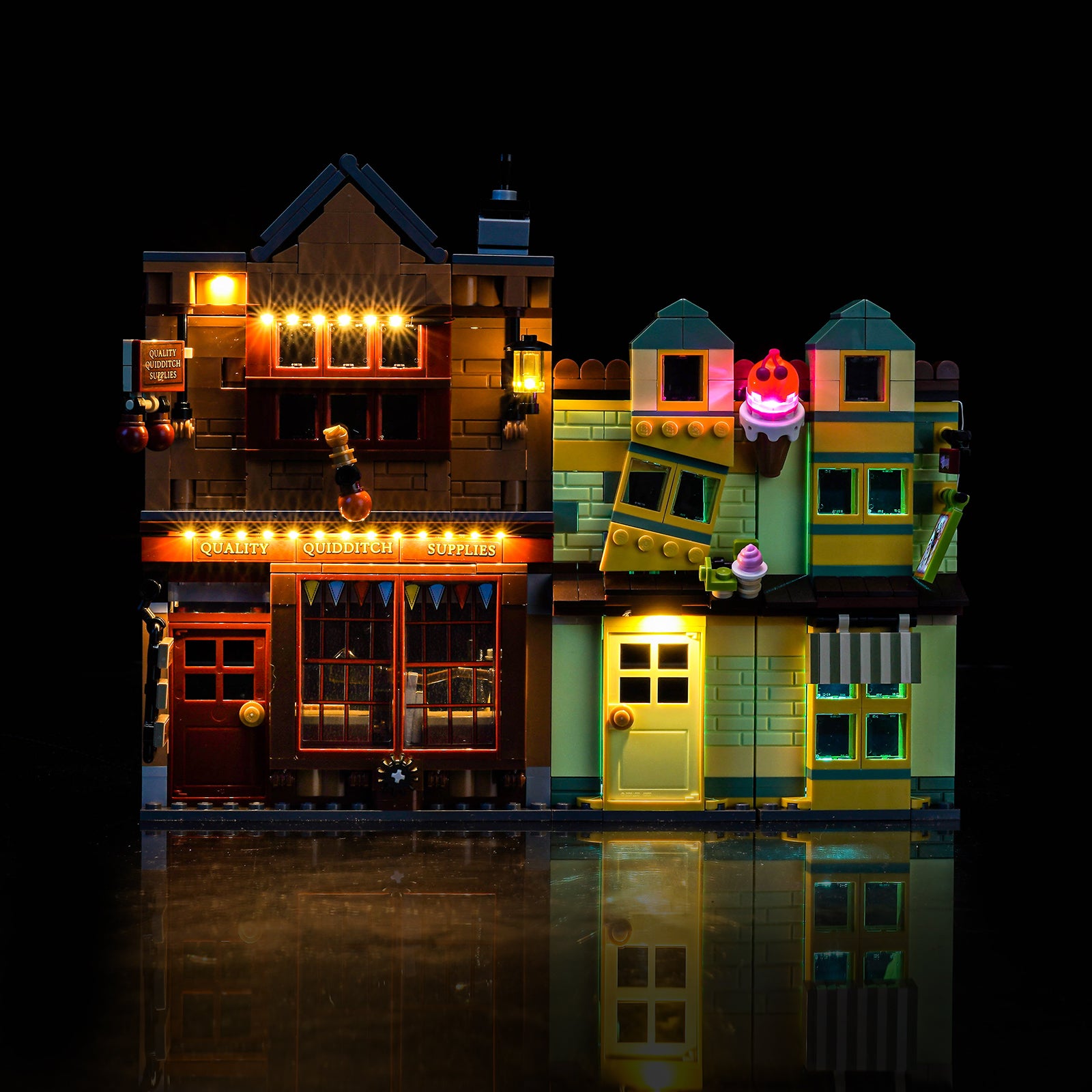 BrickBling Light Kit for LEGO Harry Potter Quality Quidditch™ Supplies & Ice Cream Parlour 76452