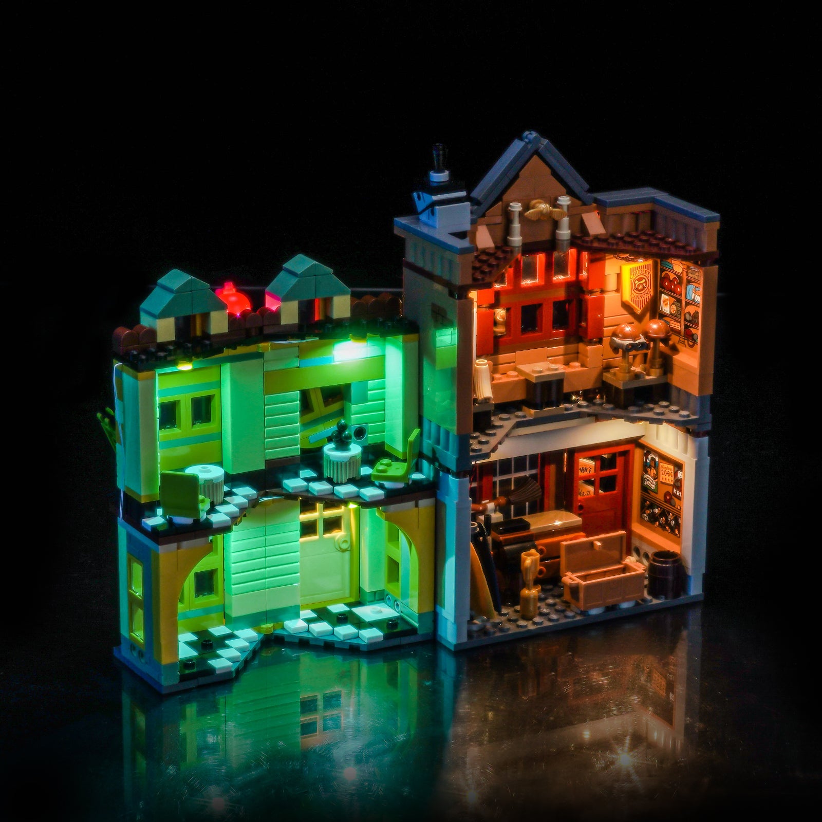 BrickBling Light Kit for LEGO Harry Potter Quality Quidditch™ Supplies & Ice Cream Parlour 76452