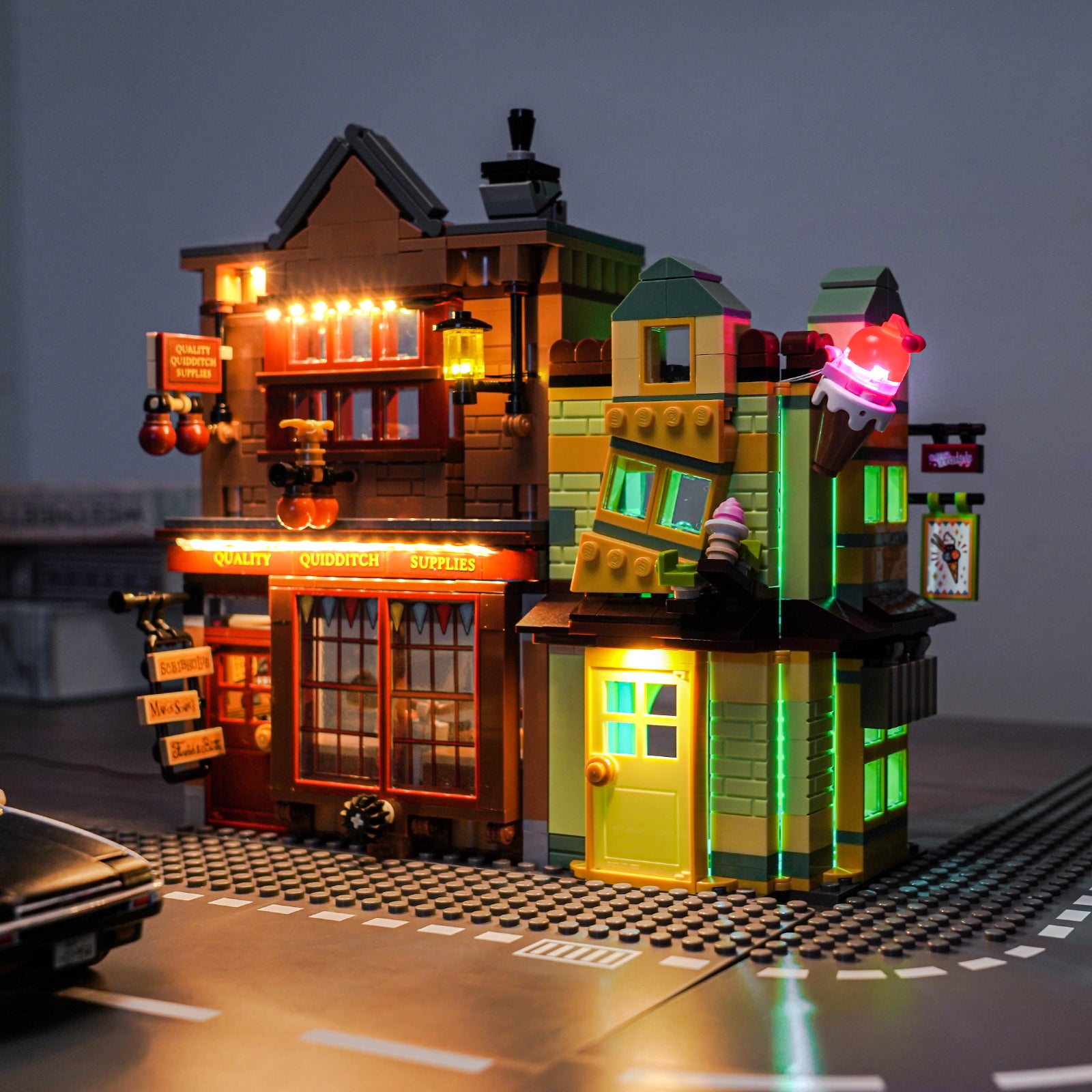 BrickBling Light Kit for LEGO Harry Potter Quality Quidditch™ Supplies & Ice Cream Parlour 76452
