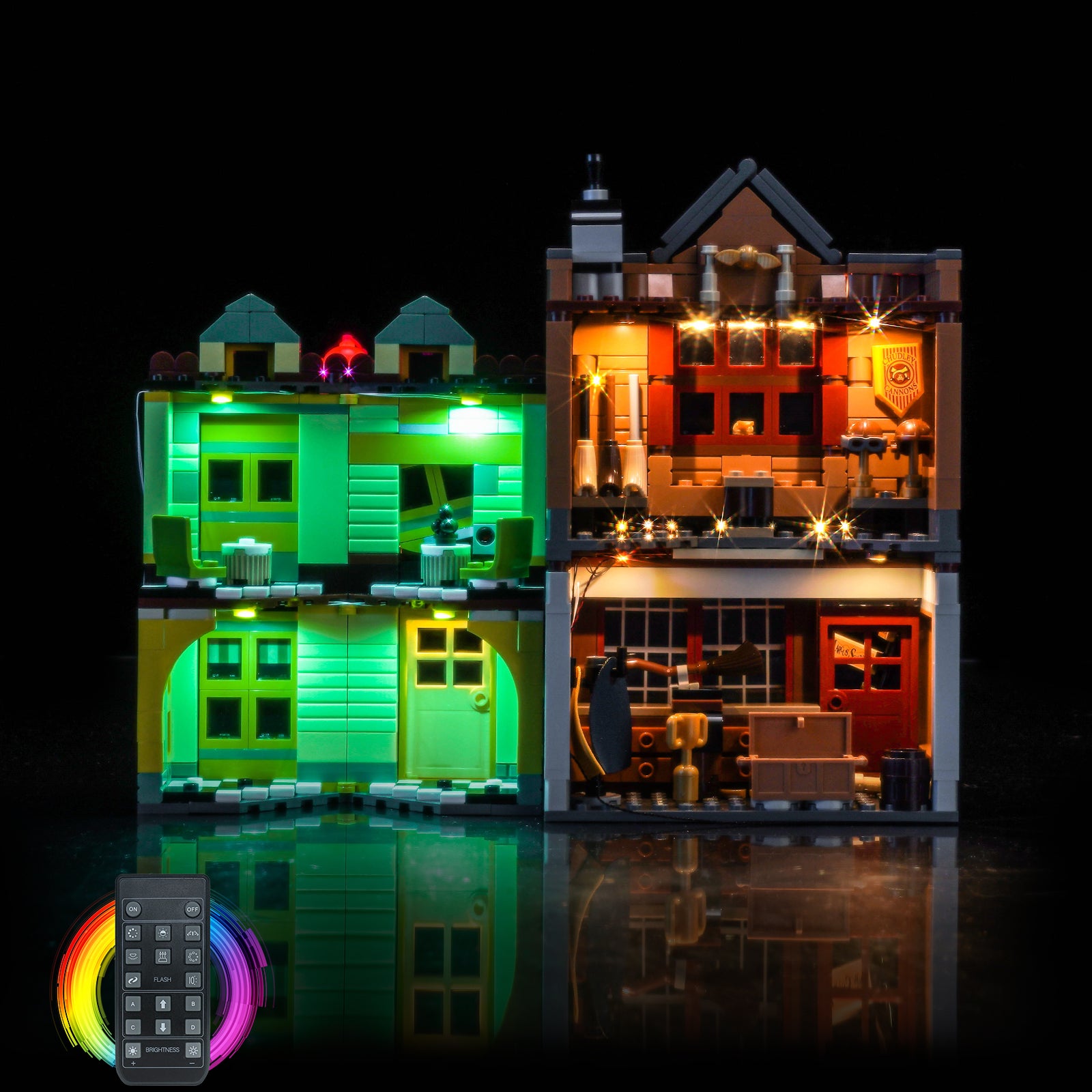BrickBling Light Kit for LEGO Harry Potter Quality Quidditch™ Supplies & Ice Cream Parlour 76452