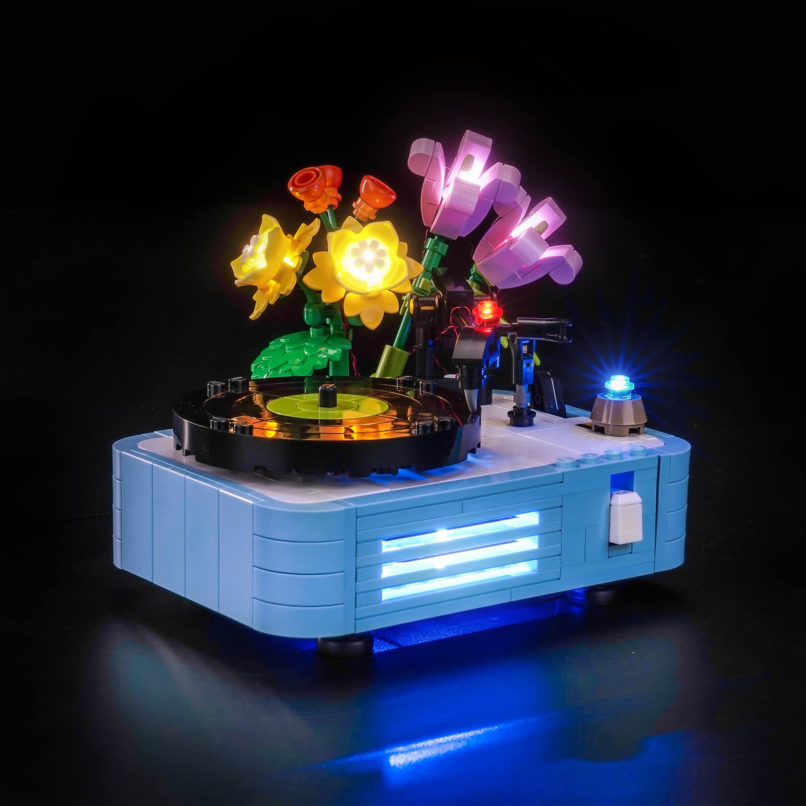 BrickBling Light Kit for LEGO Creator 3-in-1 Record Player with Flowers 31172