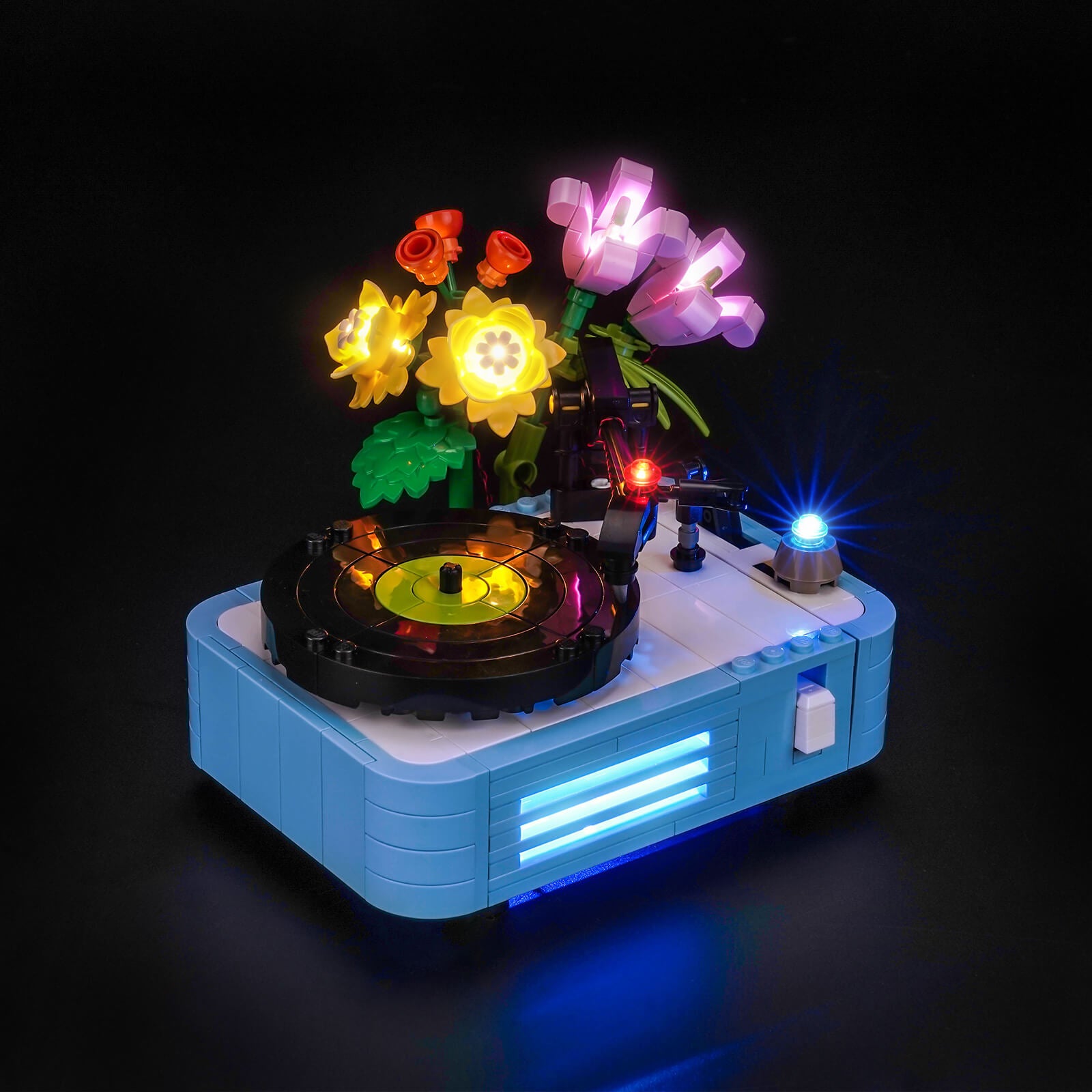 BrickBling Light Kit for LEGO Creator 3-in-1 Record Player with Flowers 31172