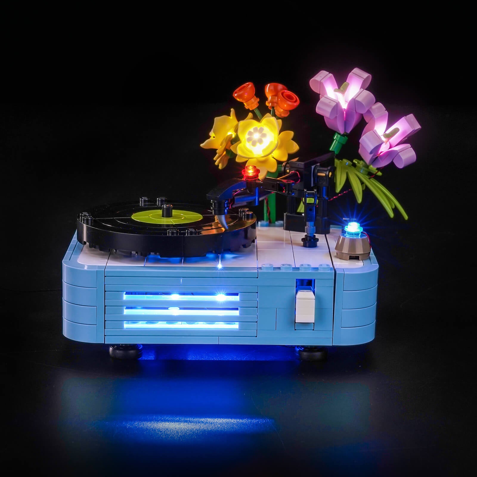 BrickBling Light Kit for LEGO Creator 3-in-1 Record Player with Flowers 31172