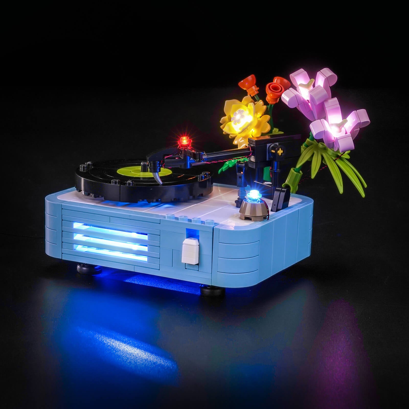 BrickBling Light Kit for LEGO Creator 3-in-1 Record Player with Flowers 31172