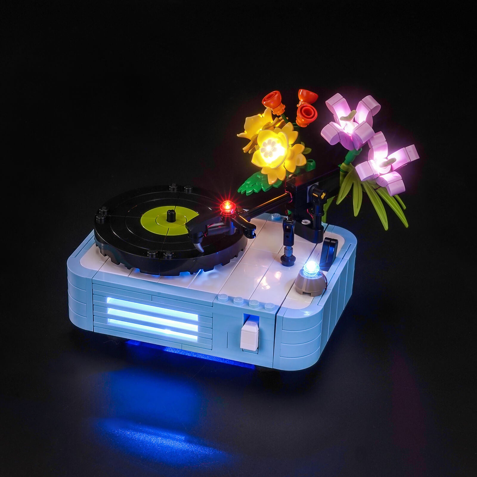 BrickBling Light Kit for LEGO Creator 3-in-1 Record Player with Flowers 31172