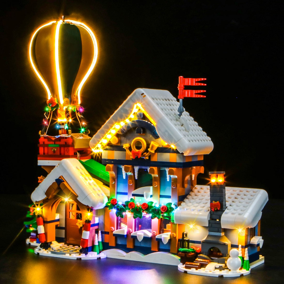 BrickBling Light Kit for LEGO Icons Santa's Post Office 10339