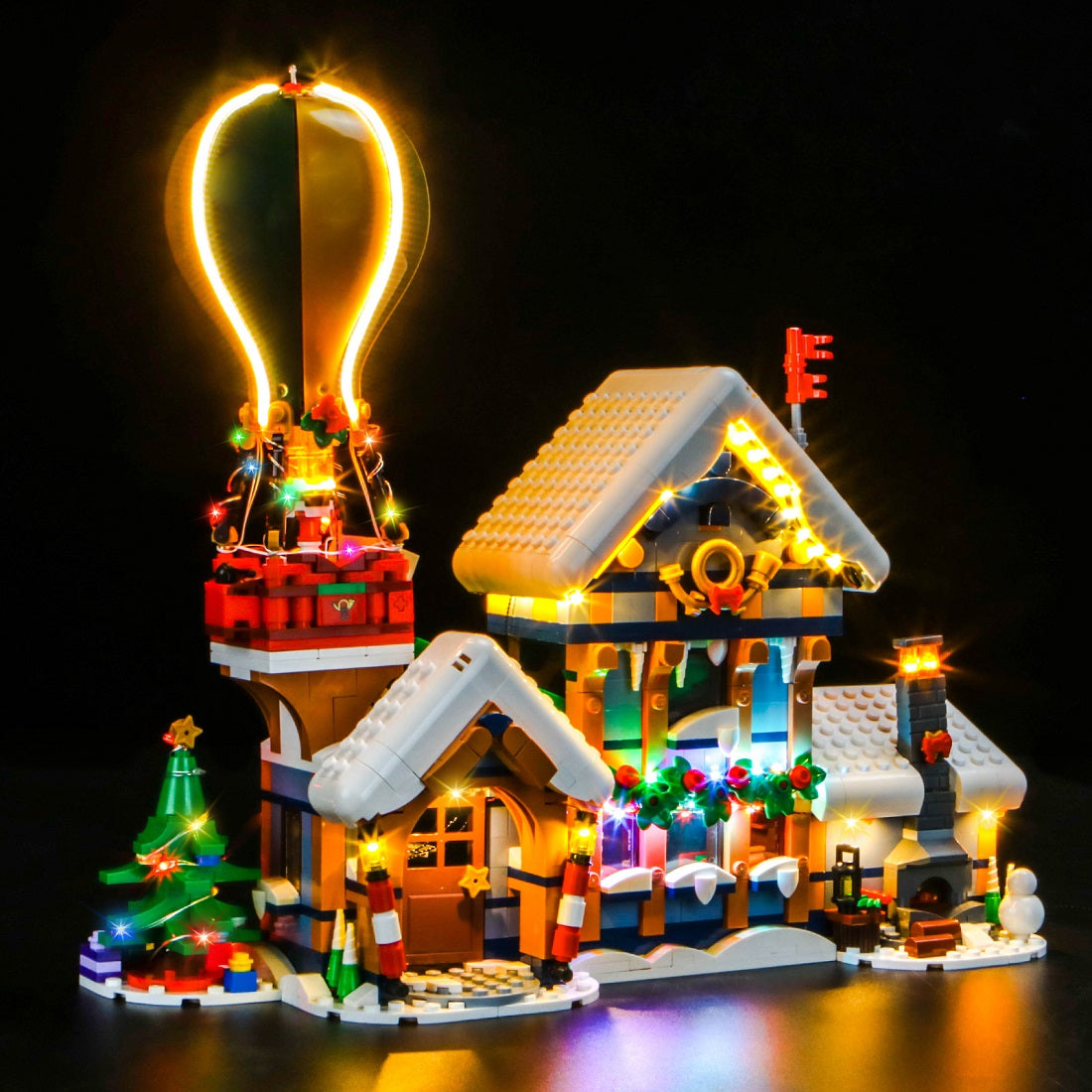 BrickBling Light Kit for LEGO Icons Santa's Post Office 10339