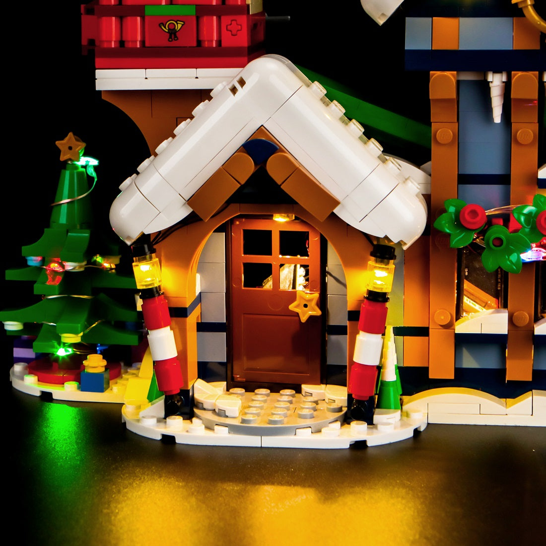 BrickBling Light Kit for LEGO Icons Santa's Post Office 10339 GC Version