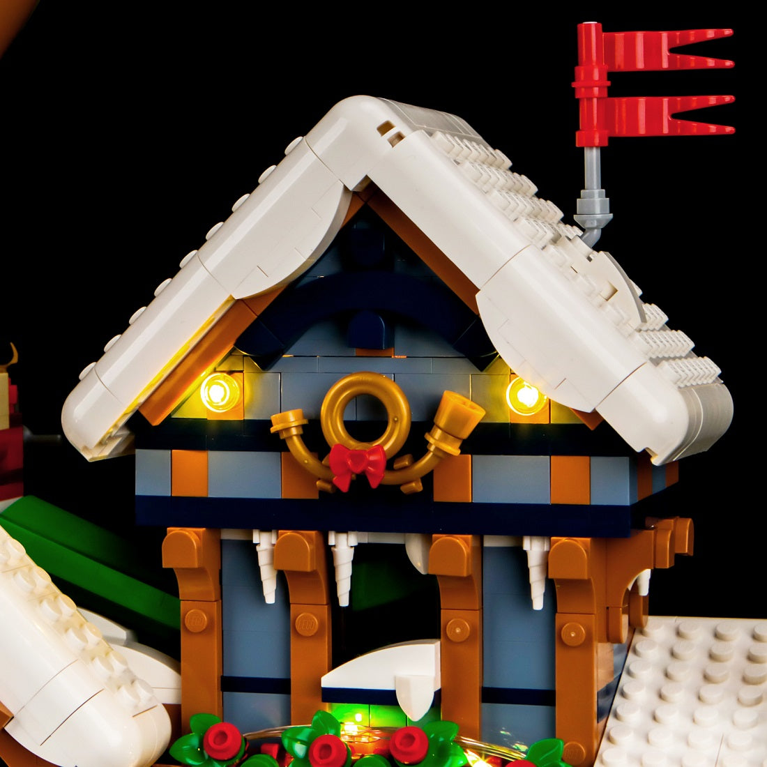 BrickBling Light Kit for LEGO Icons Santa's Post Office 10339 GC Version