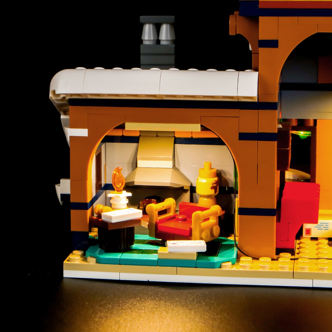 BrickBling Light Kit for LEGO Icons Santa's Post Office 10339 GC Version