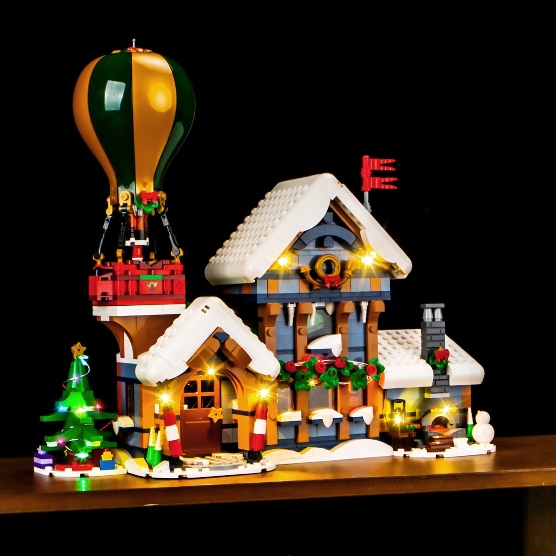 BrickBling Light Kit for LEGO Icons Santa's Post Office 10339 GC Version