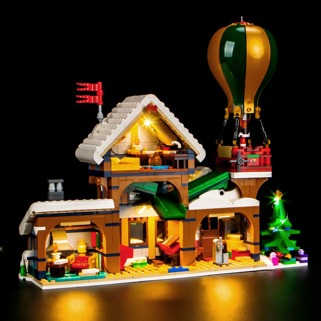BrickBling Light Kit for LEGO Icons Santa's Post Office 10339 GC Version