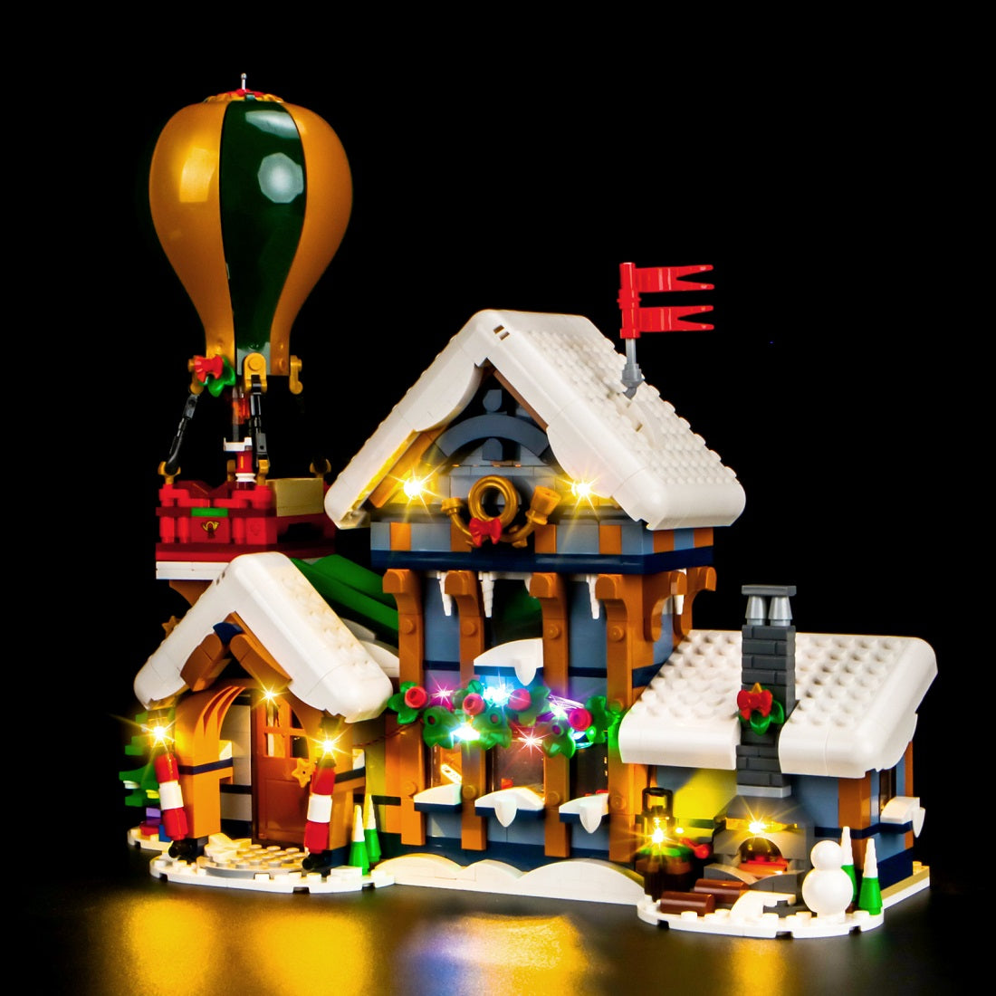 BrickBling Light Kit for LEGO Icons Santa's Post Office 10339 GC Version