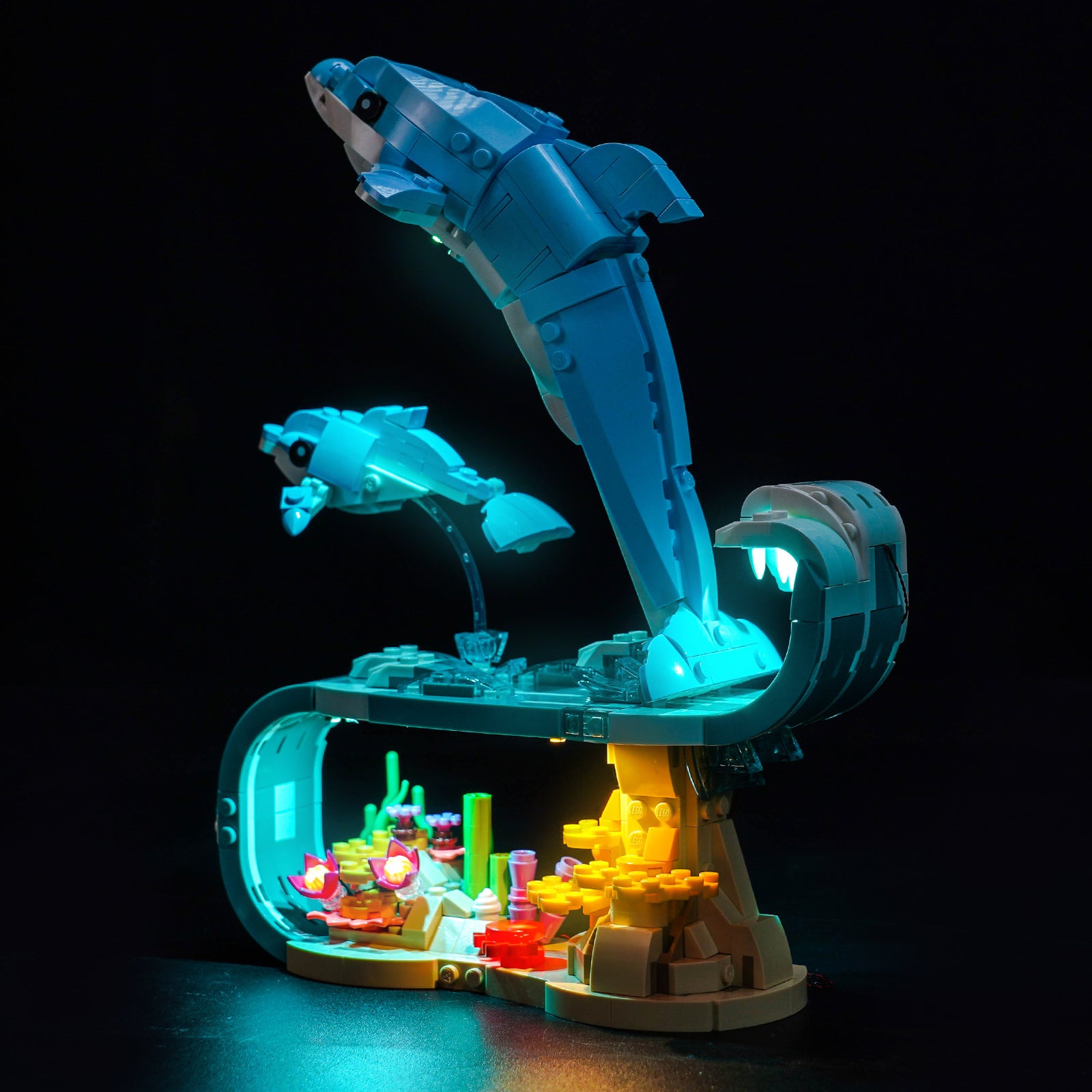 BrickBling Light Kit for LEGO Creator 3-in-1 Sea Animals: Beautiful Dolphins 31385