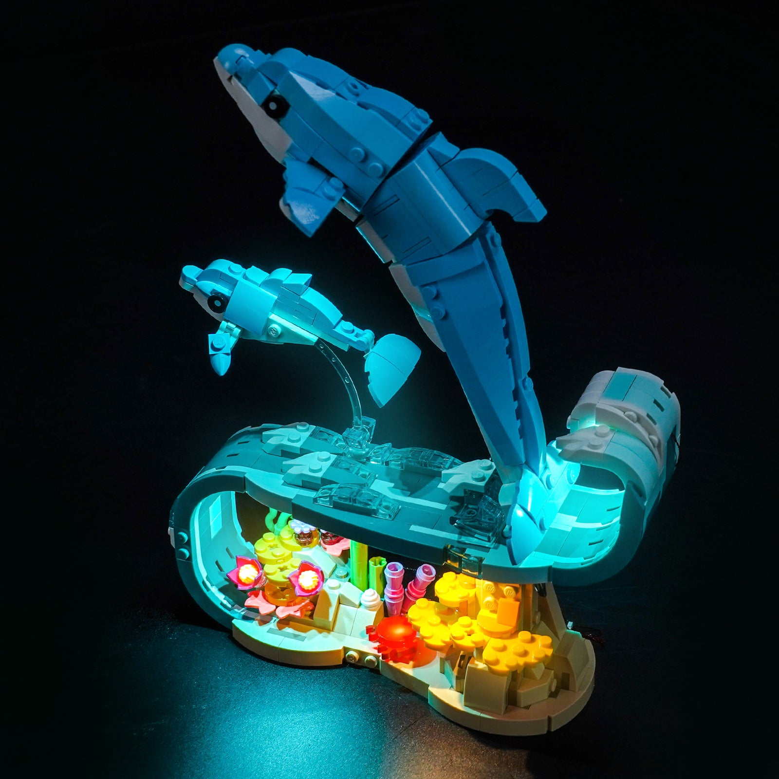 BrickBling Light Kit for LEGO Creator 3-in-1 Sea Animals: Beautiful Dolphins 31385