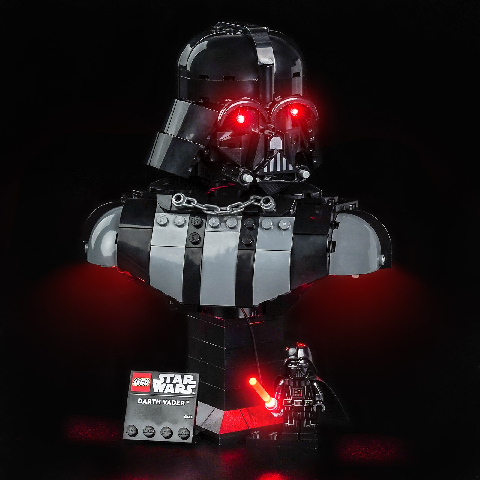 BrickBling Light Kit for LEGO Star Wars Darth Vader™ Bust 75439