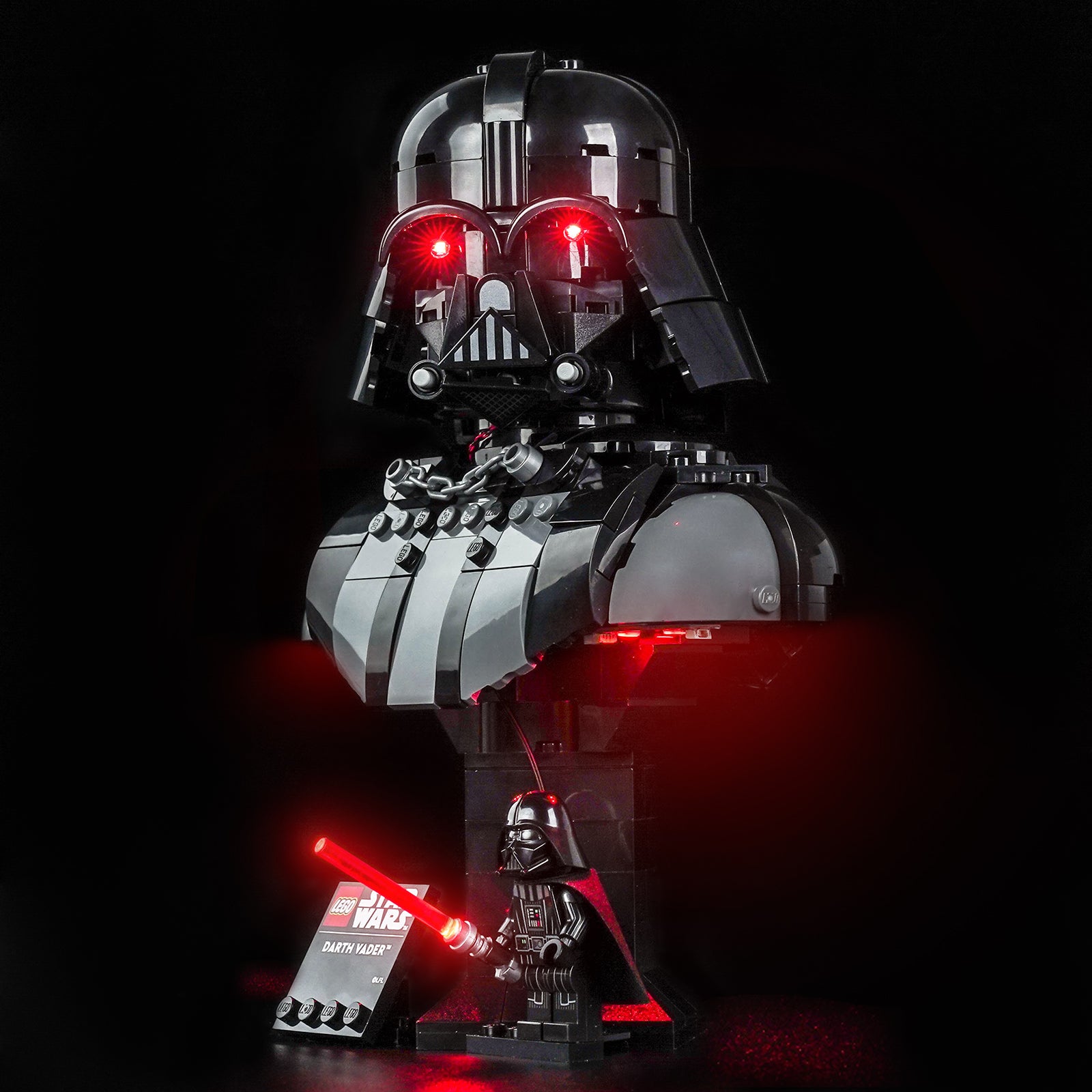 BrickBling Light Kit for LEGO Star Wars Darth Vader™ Bust 75439