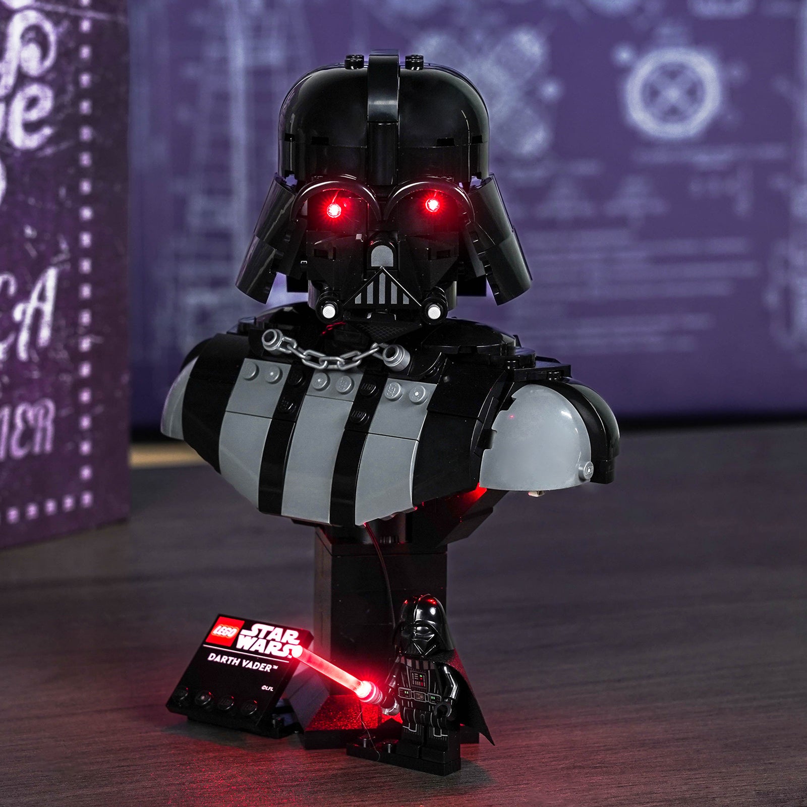 BrickBling Light Kit for LEGO Star Wars Darth Vader™ Bust 75439