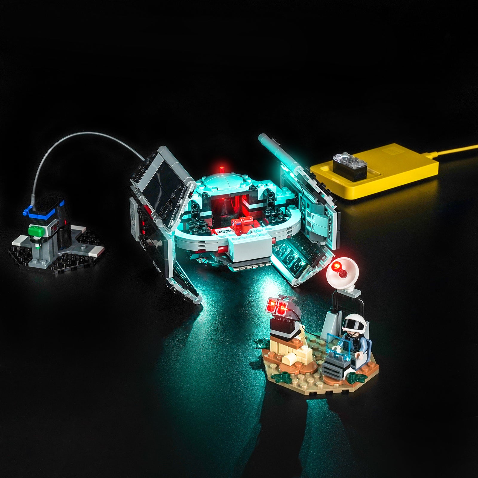 BrickBling Light Kit for LEGO Star Wars SMART Play™: Darth Vader's TIE Fighter™ 75421