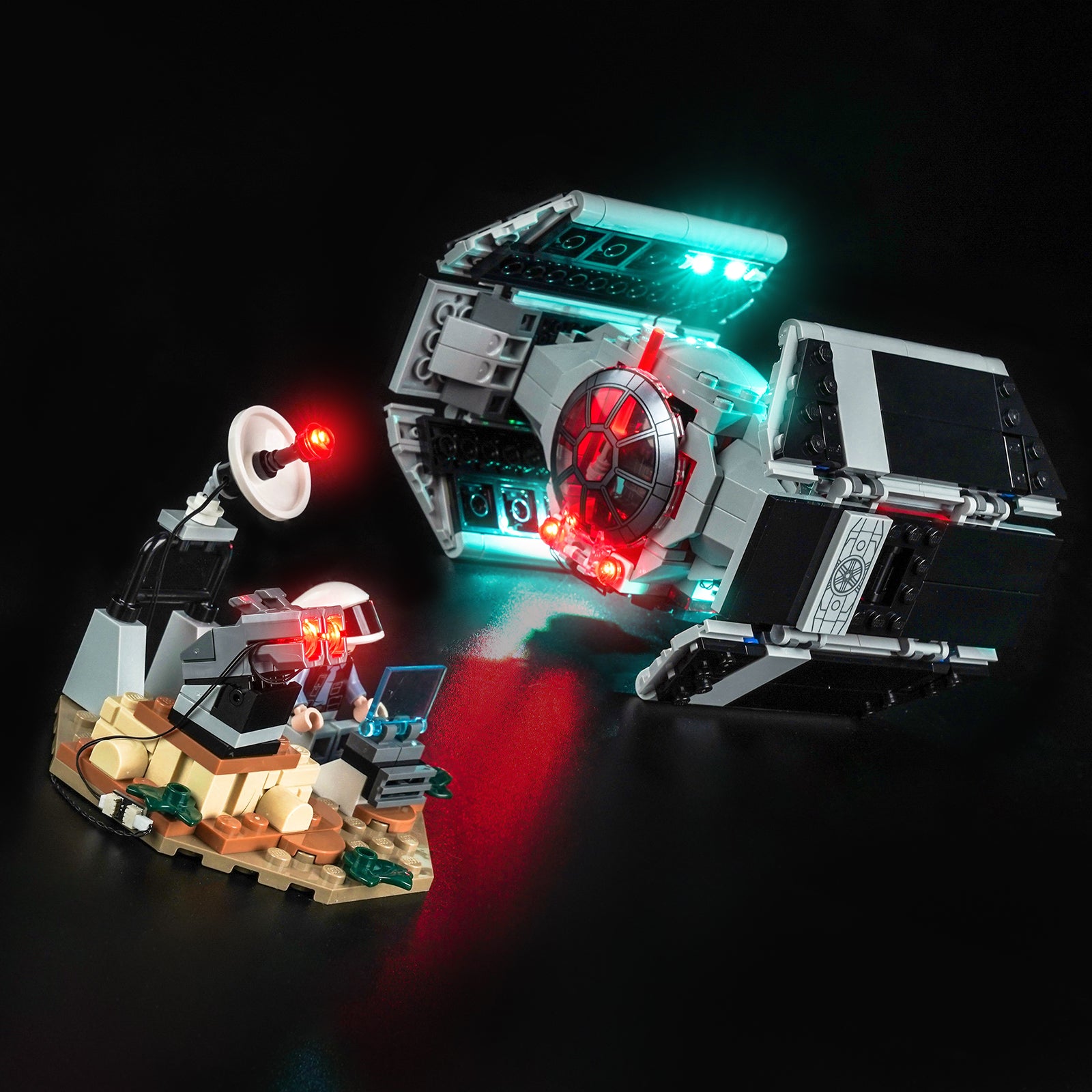 BrickBling Light Kit for LEGO Star Wars SMART Play™: Darth Vader's TIE Fighter™ 75421