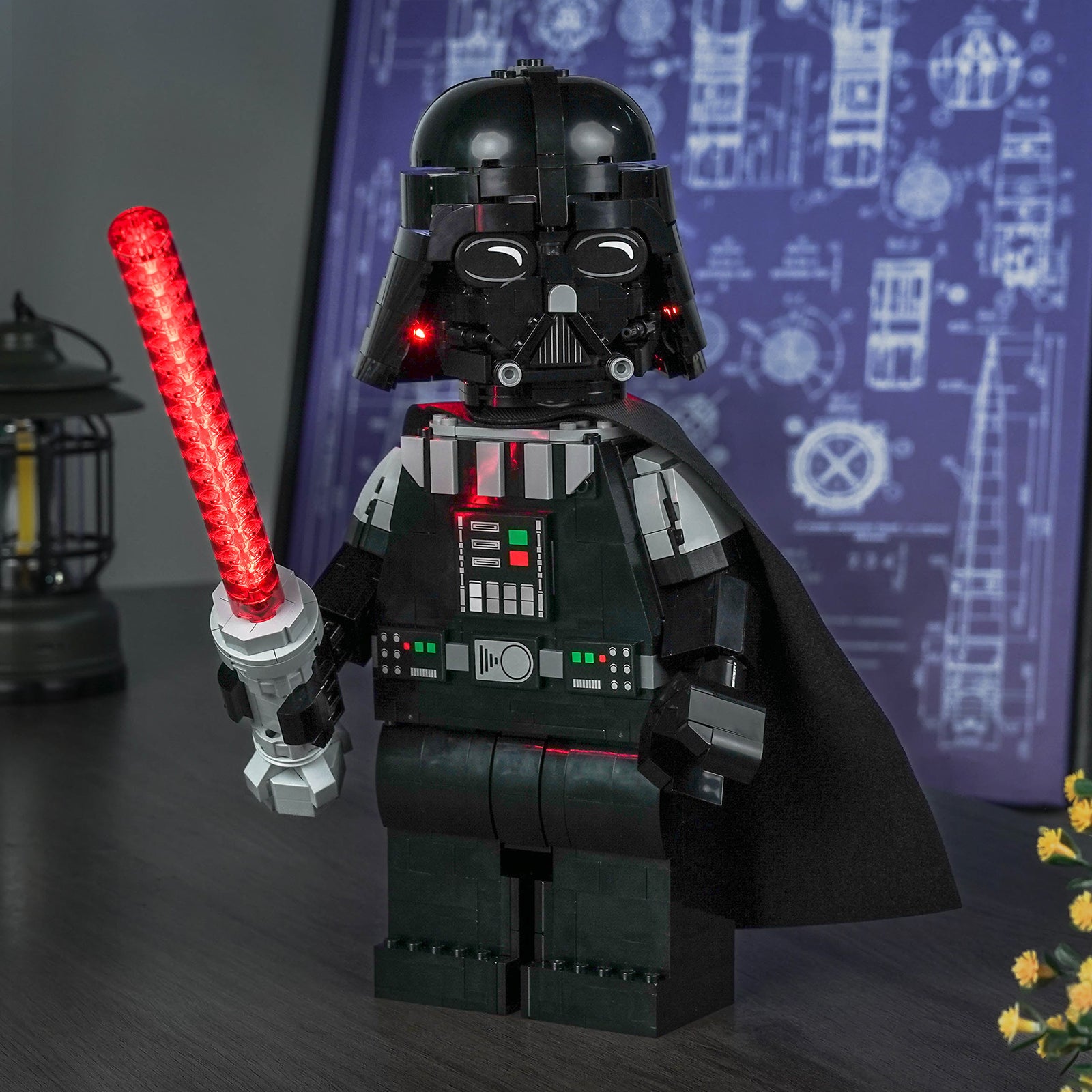 BrickBling Light Kit for LEGO Star Wars Up-Scaled Darth Vader™ Minifigure 75461