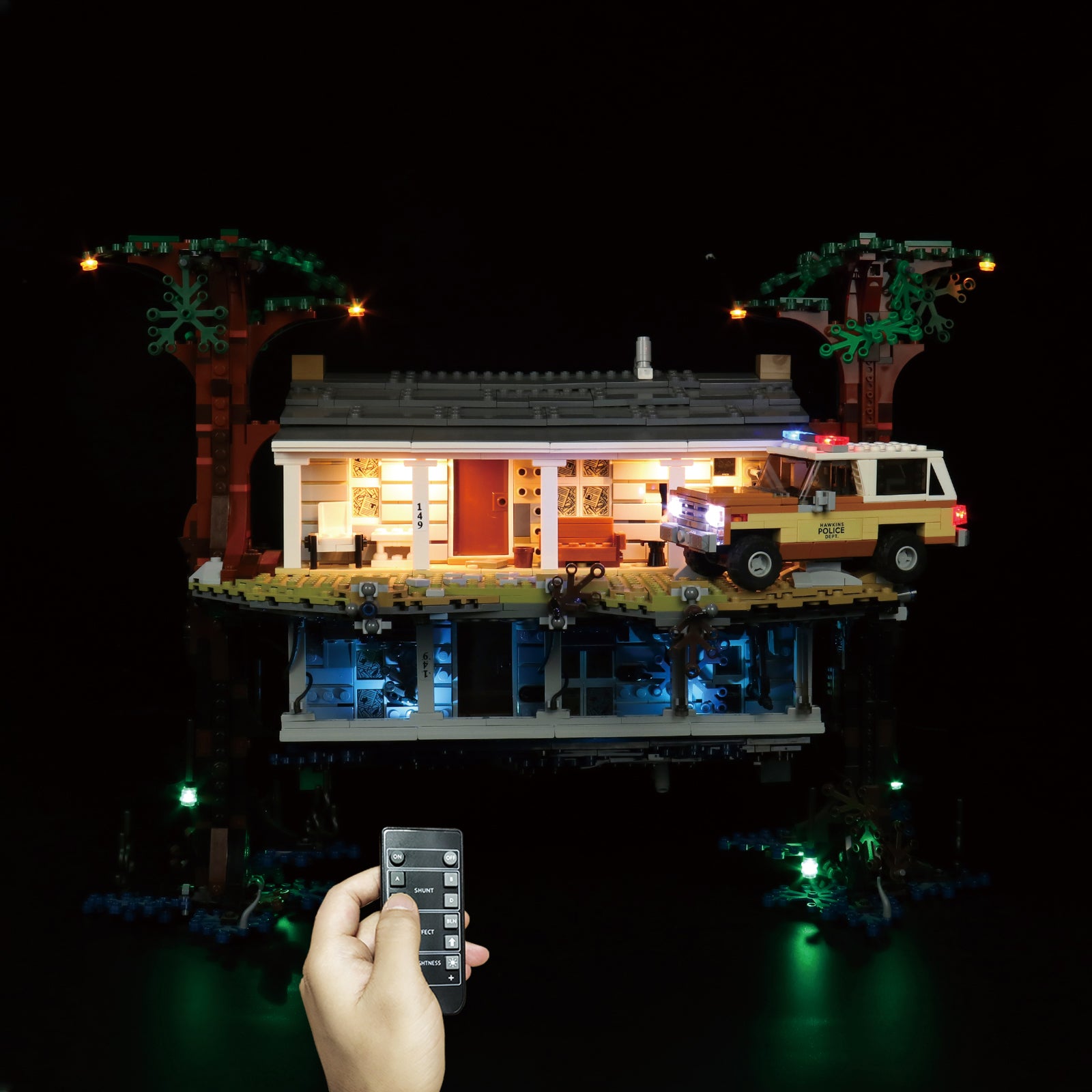 BrickBling Light Kit for LEGO Stranger Things The Upside Down 75810 Remote Control Version