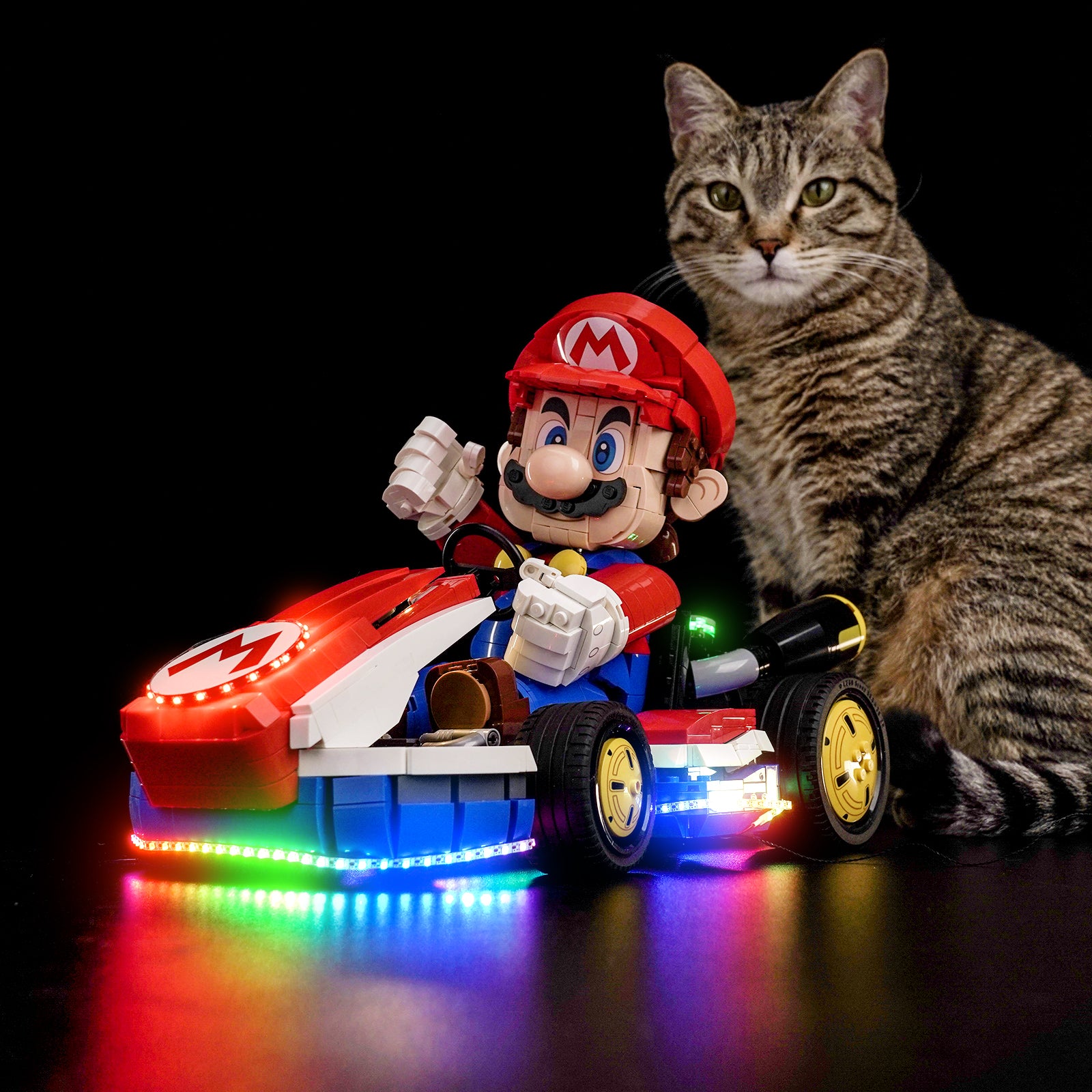 BrickBling Light Kit for LEGO Super Mario Mario Kart™ – Mario & Standard Kart 72037