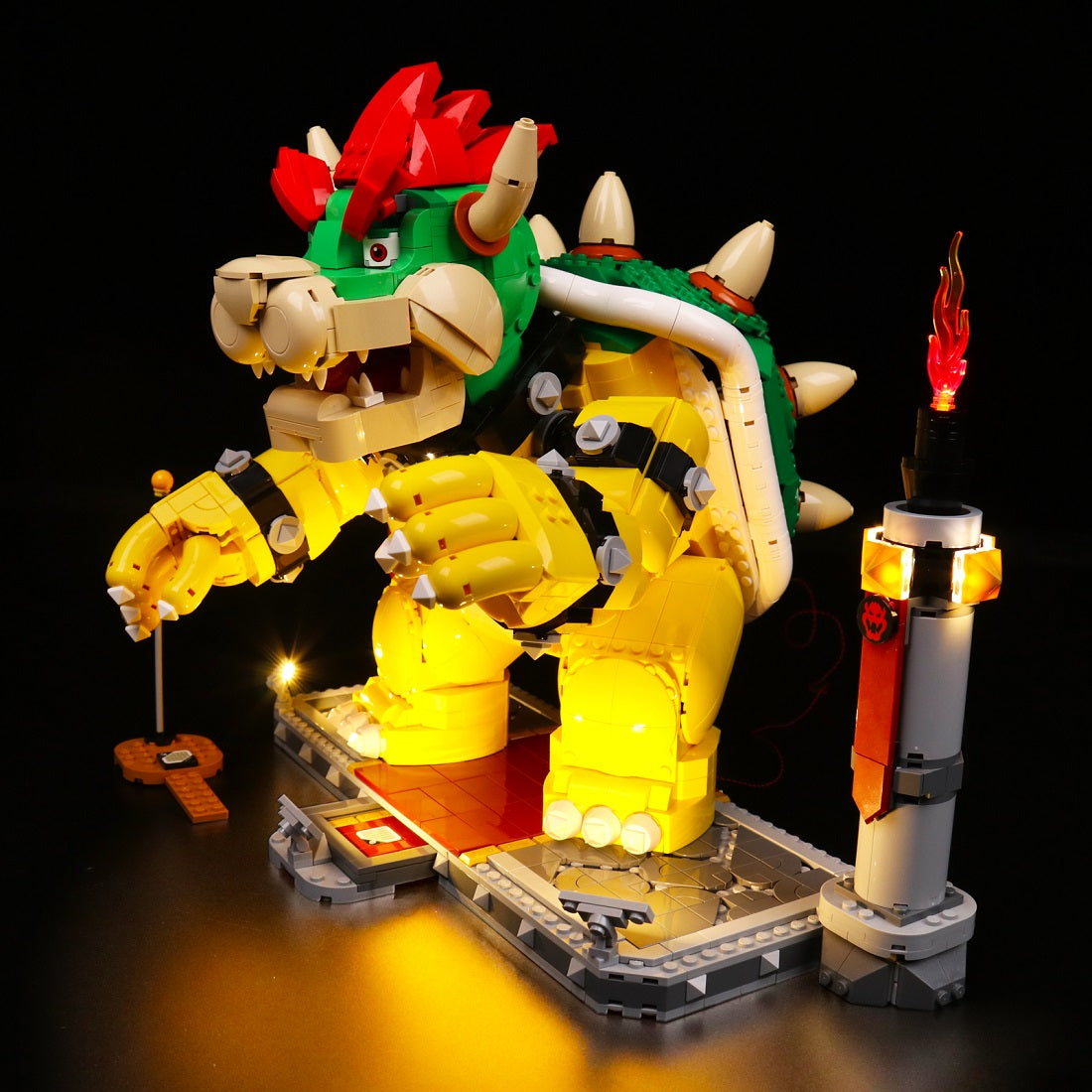 BrickBling Light Kit for LEGO Super Mario The Mighty Bowser™ 71411