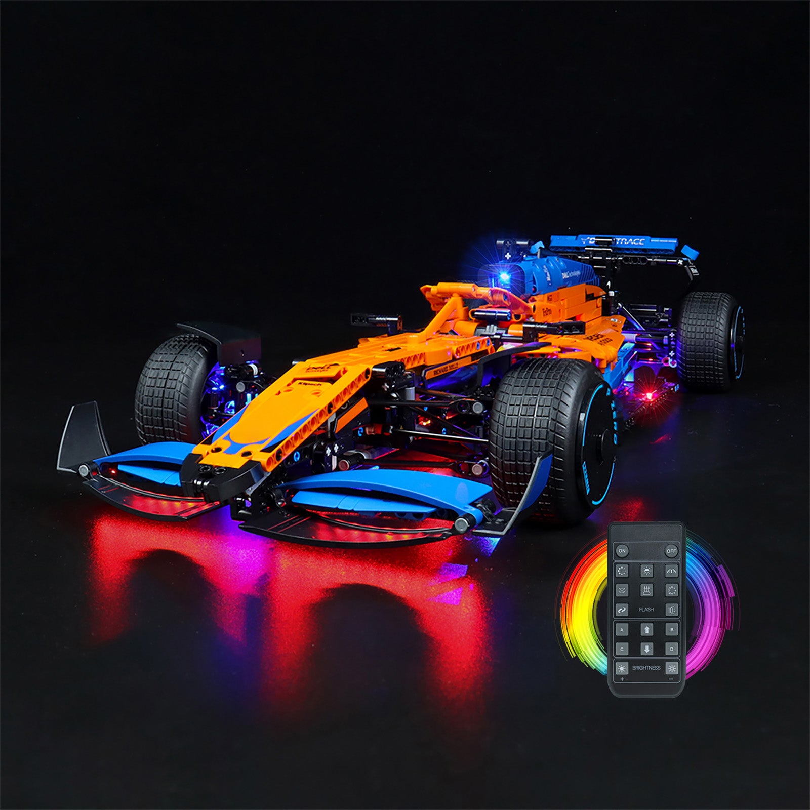 BrickBling Light Kit for LEGO Technic McLaren Formula 1™ Race Car 42141 Remote Control Version