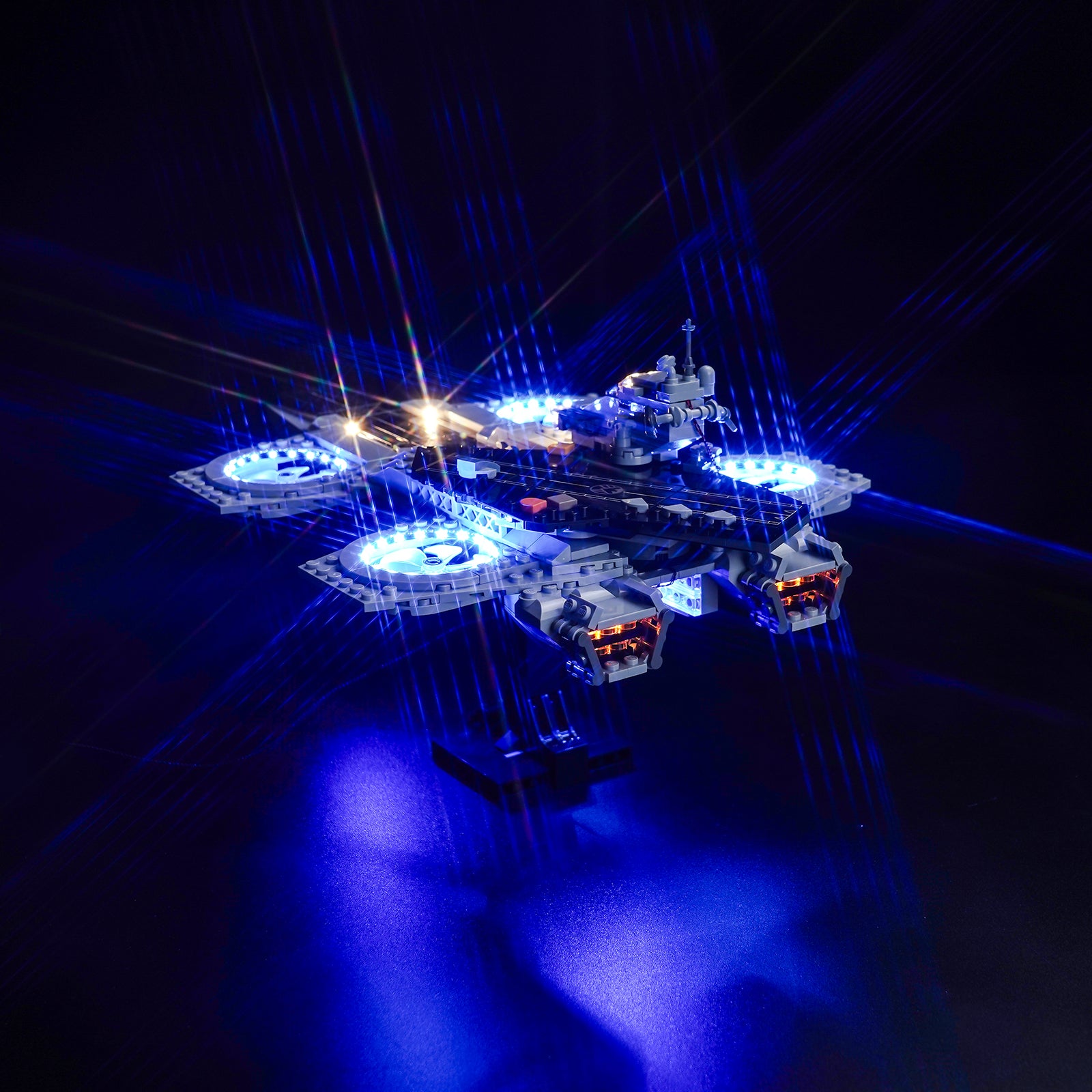 BrickBling Light Kit for LEGO Marvel The Avengers Helicarrier 76295