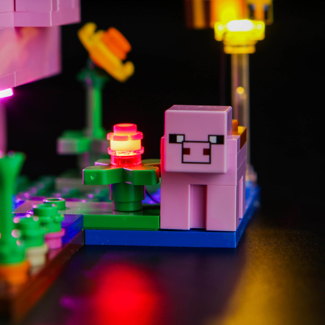 BrickBling Light Kit for LEGO Minecraft The Baby Pig House 21268