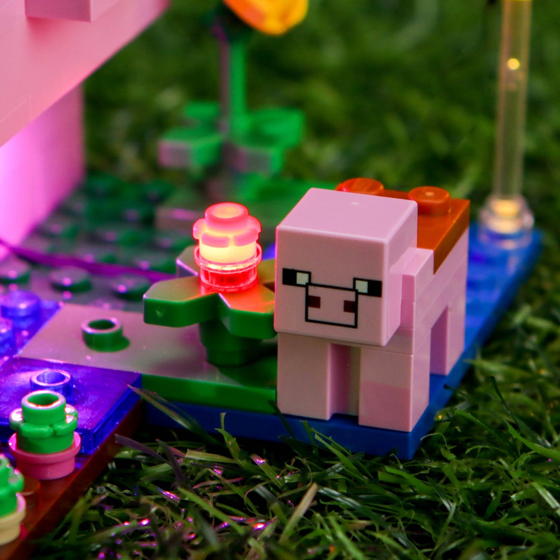 BrickBling Light Kit for LEGO Minecraft The Baby Pig House 21268