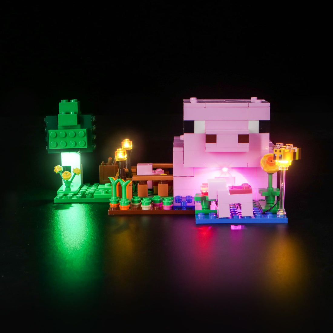 BrickBling Light Kit for LEGO Minecraft The Baby Pig House 21268