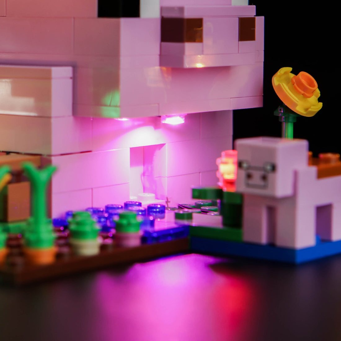 BrickBling Light Kit for LEGO Minecraft The Baby Pig House 21268