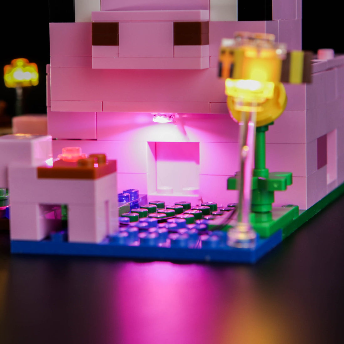 BrickBling Light Kit for LEGO Minecraft The Baby Pig House 21268